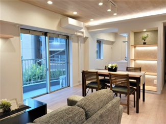 【居間・リビング】 | イトーピア稲毛マンション | イトーピア稲毛マンション　4階角部屋　