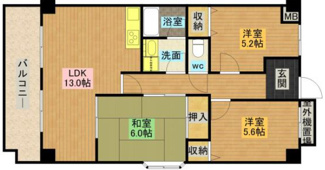 【間取り】 | クレール松が丘 | 間取り★