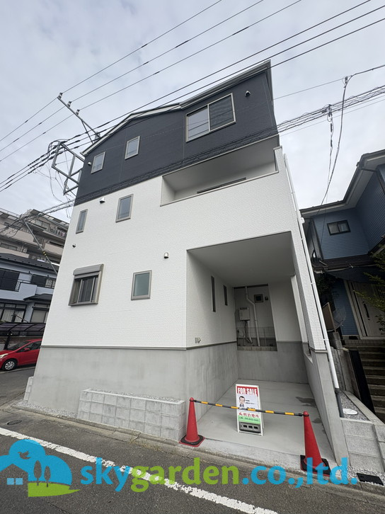 藤沢市片瀬1期　新築戸建　全2棟1号棟の外観