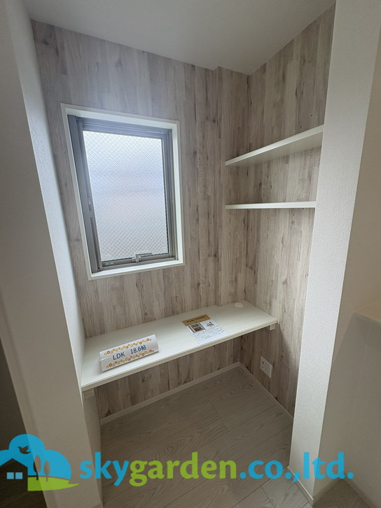 藤沢市片瀬1期　新築戸建　全2棟1号棟の居間・リビング