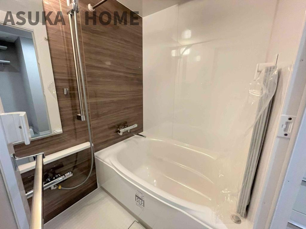 ニューシティ東戸塚　東の街四号館の浴室|毎日の疲れを癒すバスタイムを実現♪浴室換気乾燥暖房機付きで浴室内干しも可能！