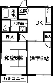 【間取り】 | グレースならB