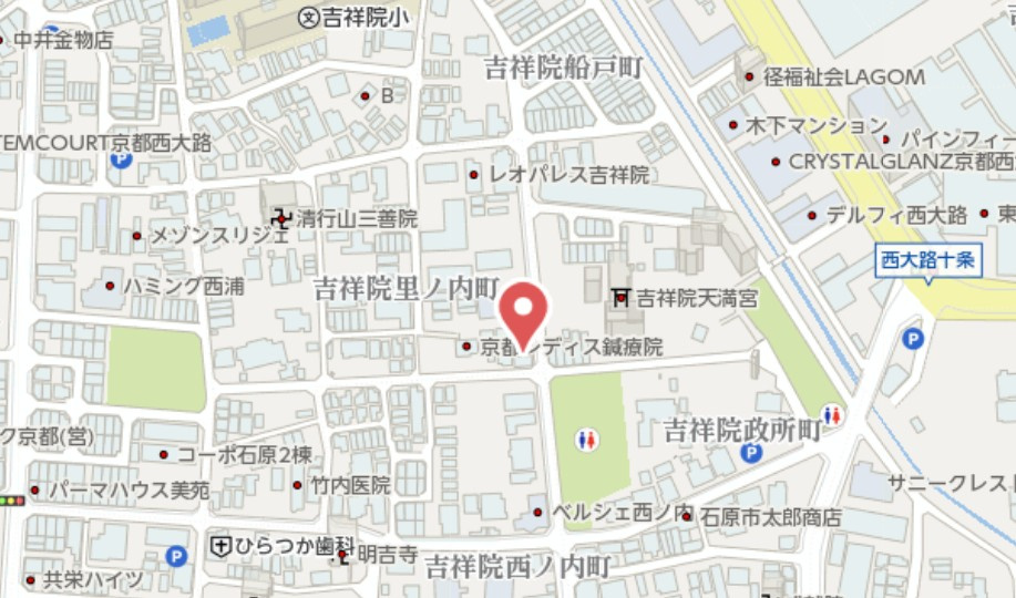 京都市南区吉祥院里ノ内町　中古戸建の地図