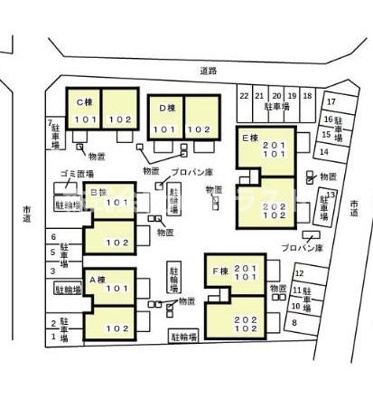 【区画図】 | ロートガーデンC
