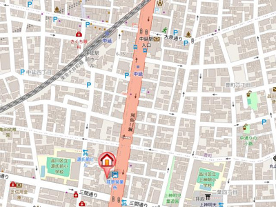 【地図】 | レジディア中延