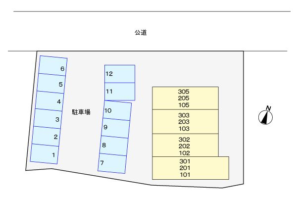 ジュネスの駐車場