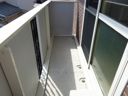 メルベーユ広のバルコニー