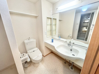 【洗面所】 | クレスト雅 Ｂ | 洗面所