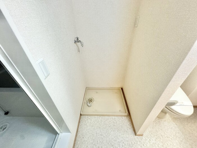 【設備】 | クレスト雅 Ｂ | 洗濯機置場