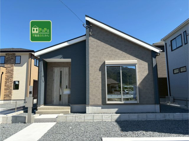 京都郡苅田町富久町2丁目2期　新築一戸建ての外観|建売住宅では貴重な平屋♪
【苅田町　新築戸建て】