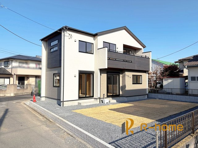水戸市元吉田町4期　新築戸建て　1号棟の外観|ご予約を頂ければ、『平日』はもちろん『早朝』や『夜間』もご見学可能です♪お気軽にお申し付けください♪
