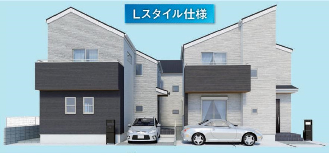 【外観パース】 | 練馬区春日町5丁目新築戸建全3棟　最終１棟 | 外観パースです