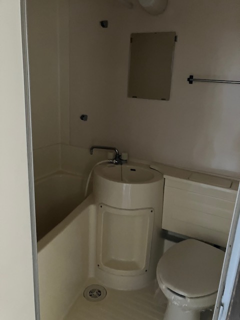 コーポグリーンの浴室|ゆったり過ごせるお風呂です