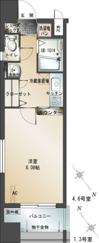 新品家具付きマンション中洲中島町9(KaGood福岡)