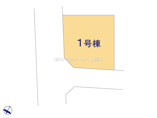 桶川市上日出谷南5期　新築戸建　グラファーレ01の区画図