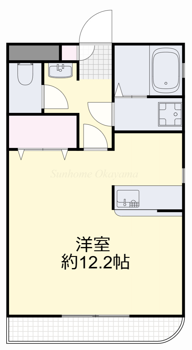 ヴィクトワール南方の間取り