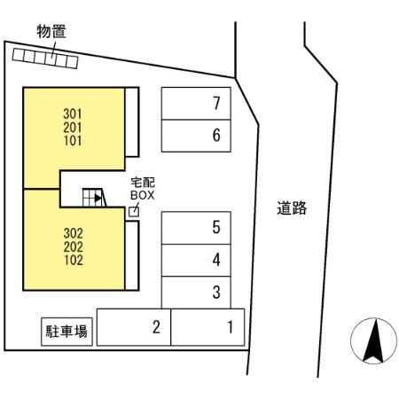 Lemon grass　(レモングラス)の区画図