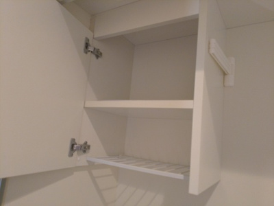 【収納】 | ミフネセントラルベア東淀川 | キッチン上にも収納スペースがあります