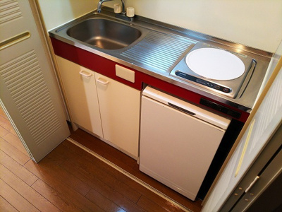 【キッチン】 | ミフネセントラルベア東淀川 | まな板スペースも確保されているキッチンです