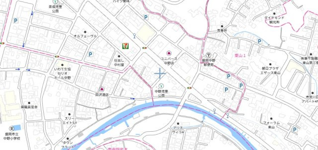 盛岡市中野一丁目　売地