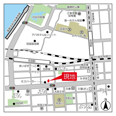 【地図】 | アリュージュ両国