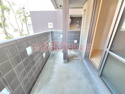 HEARTY'S ENT I棟のバルコニー|開放的で明るい空間を演出してくれるバルコニーです