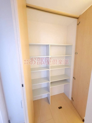 HEARTY'S ENT I棟の収納|ちょっとした収納スペースも充実しています