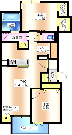 Ｍａｉｓｏｎ　Ｃｏｌｌｉｎａの間取り