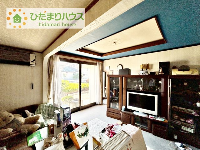 【居間・リビング】 | 筑西市幸町1丁目　中古戸建 | お友達や親戚とホームパーティもいいですね(*^^*)