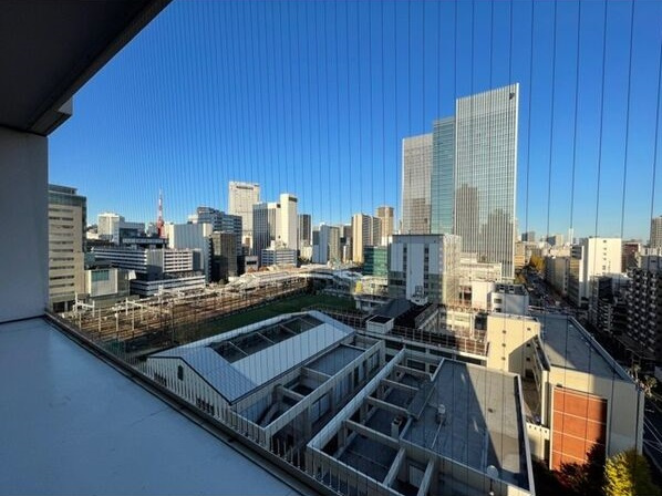 港区芝浦３丁目の賃貸マンションのバルコニー|眺望