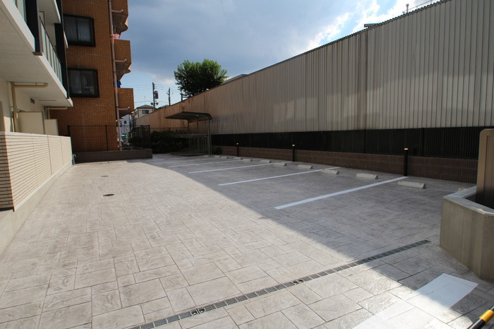 ソラシエスタの駐車場