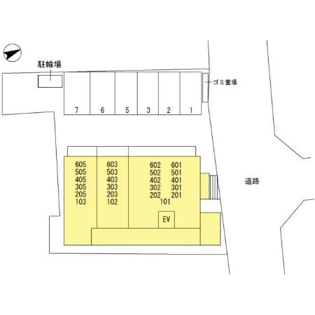 ソラシエスタの区画図