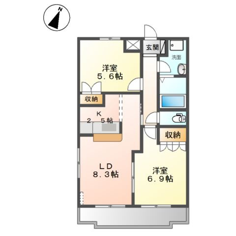 ブリューテの間取り