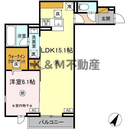 デュランタの間取り