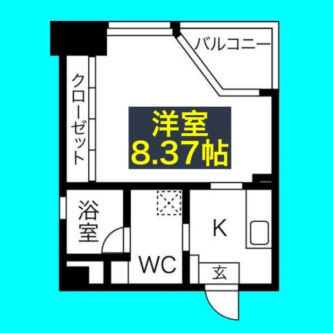 GRANDUKE代官町の間取り