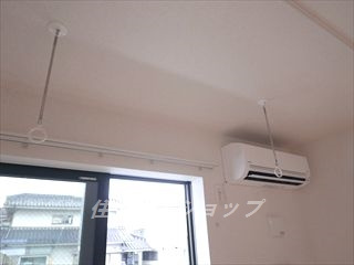 広島市安佐北区口田南１丁目のアパートの設備|エアコン・室内物干しあり