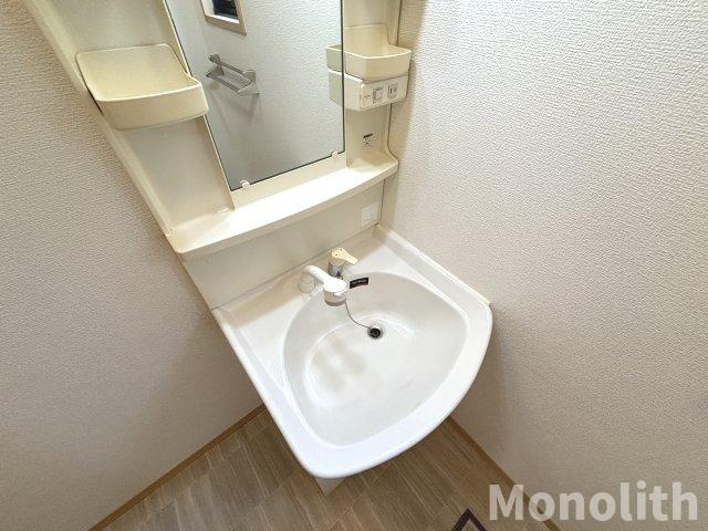 ディアス福泉E棟の洗面所