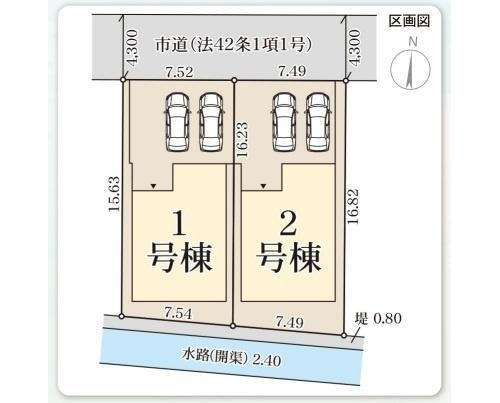 リーブルガーデン　岡山市中区福泊(第8)【仲介手数料無料】の区画図