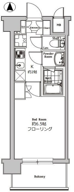 N-stage 獨協大学前の間取り