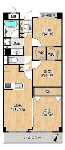野中北パークハウスの間取り|◆【即日内覧会開催中】土日はもちろん！平日の仕事終わりの内覧も可能です！