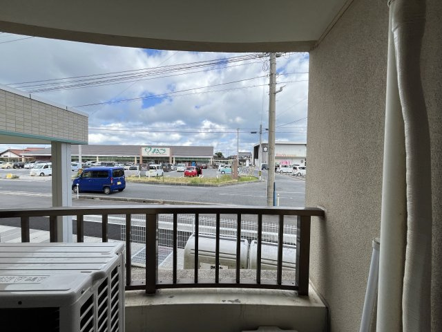 マンションもえぎのバルコニー