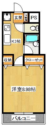 グランビスタ伍番館の間取り