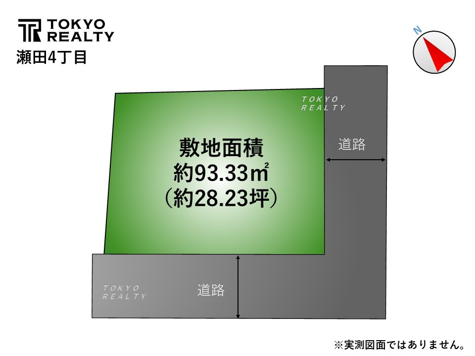 世田谷区瀬田4丁目　新築戸建の区画図|区画図

現地ご見学希望・資料請求などお気軽にお問い合わせ下さい！
03-5990-5201