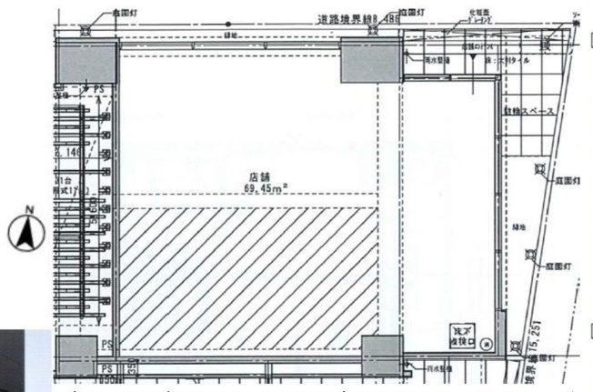【間取り】 | 末広町駅3駅 ラティエラ秋葉原 1階 21.01坪