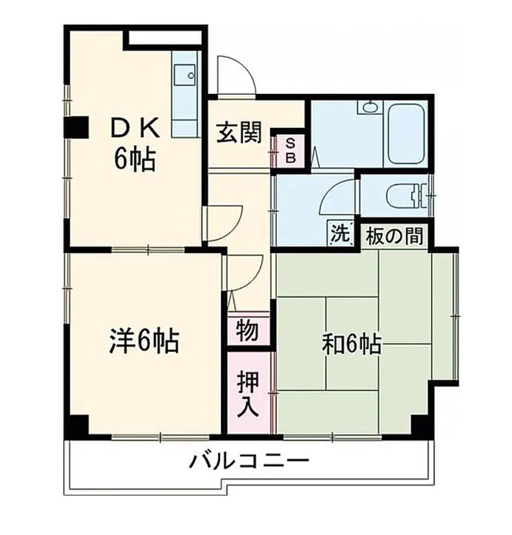 【東京都葛飾区】1棟投資マンション　「堀切菖蒲園駅」徒歩4分の間取り