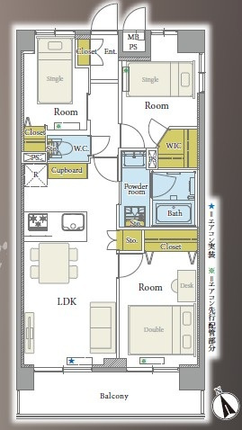 ライオンズプラザ朝霞の間取り