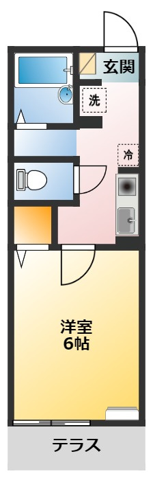 ヴィラ・ファミーユ　Aの間取り