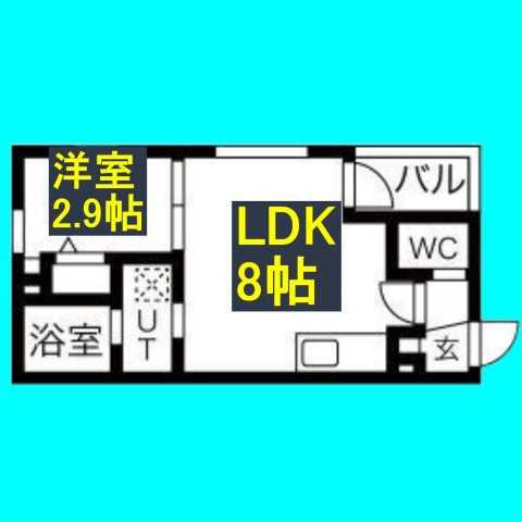 メイクス志賀本通の間取り