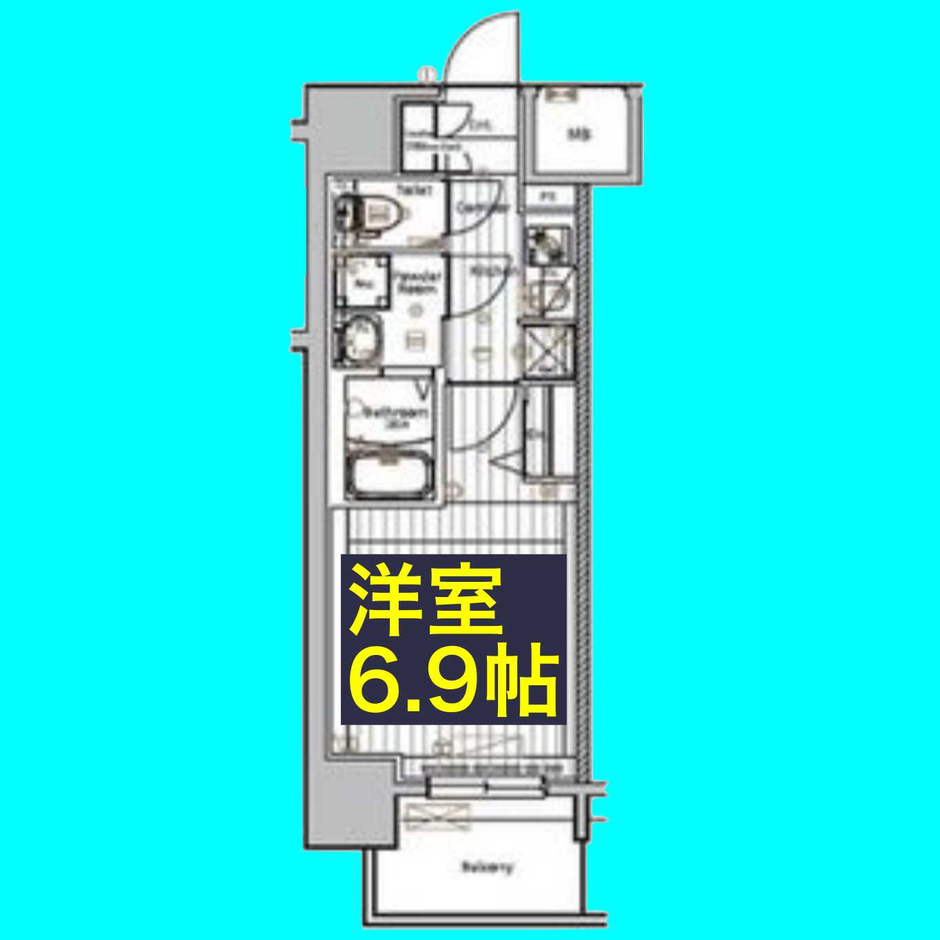 メイクス熱田大宝の間取り