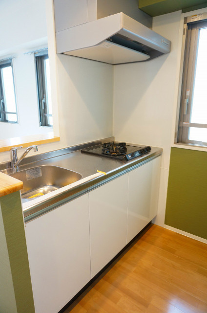 La　ｈaute　montagne　（ラ・オ・モンターニュ）のキッチン